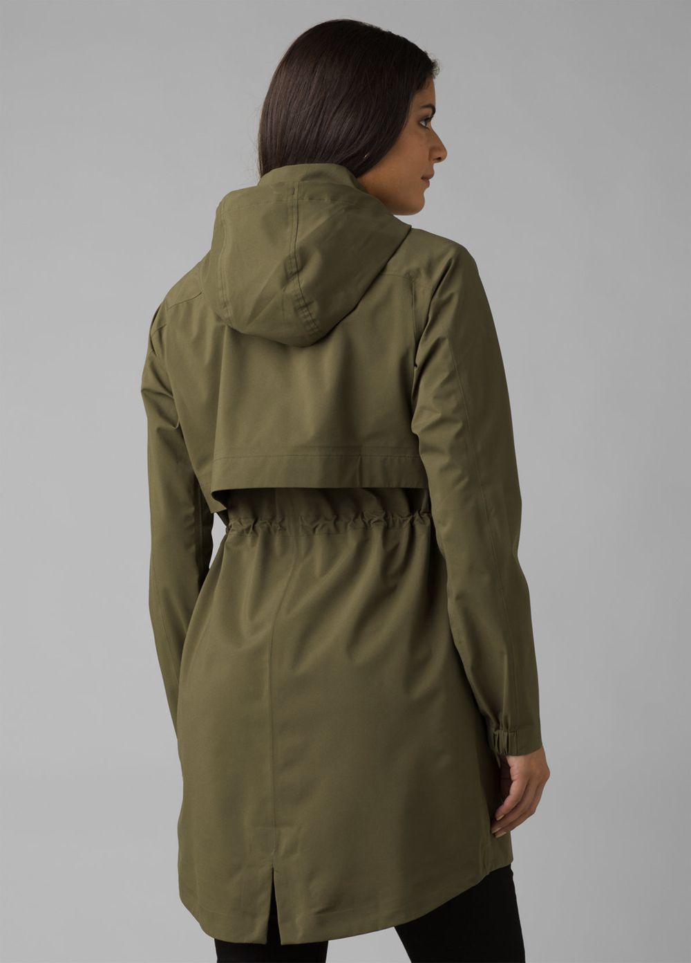 Olive Women's PrAna Othello Falls Trench Jackets | TRNLKX984