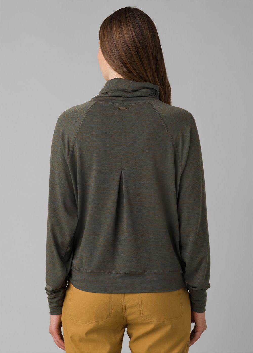 Olive Women's PrAna Sol Protect Turtleneck Shirts | GHMVTY189