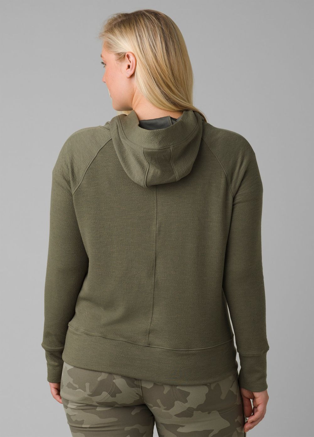 Olive Women's PrAna Sunrise Hoodie | QOWRHN421