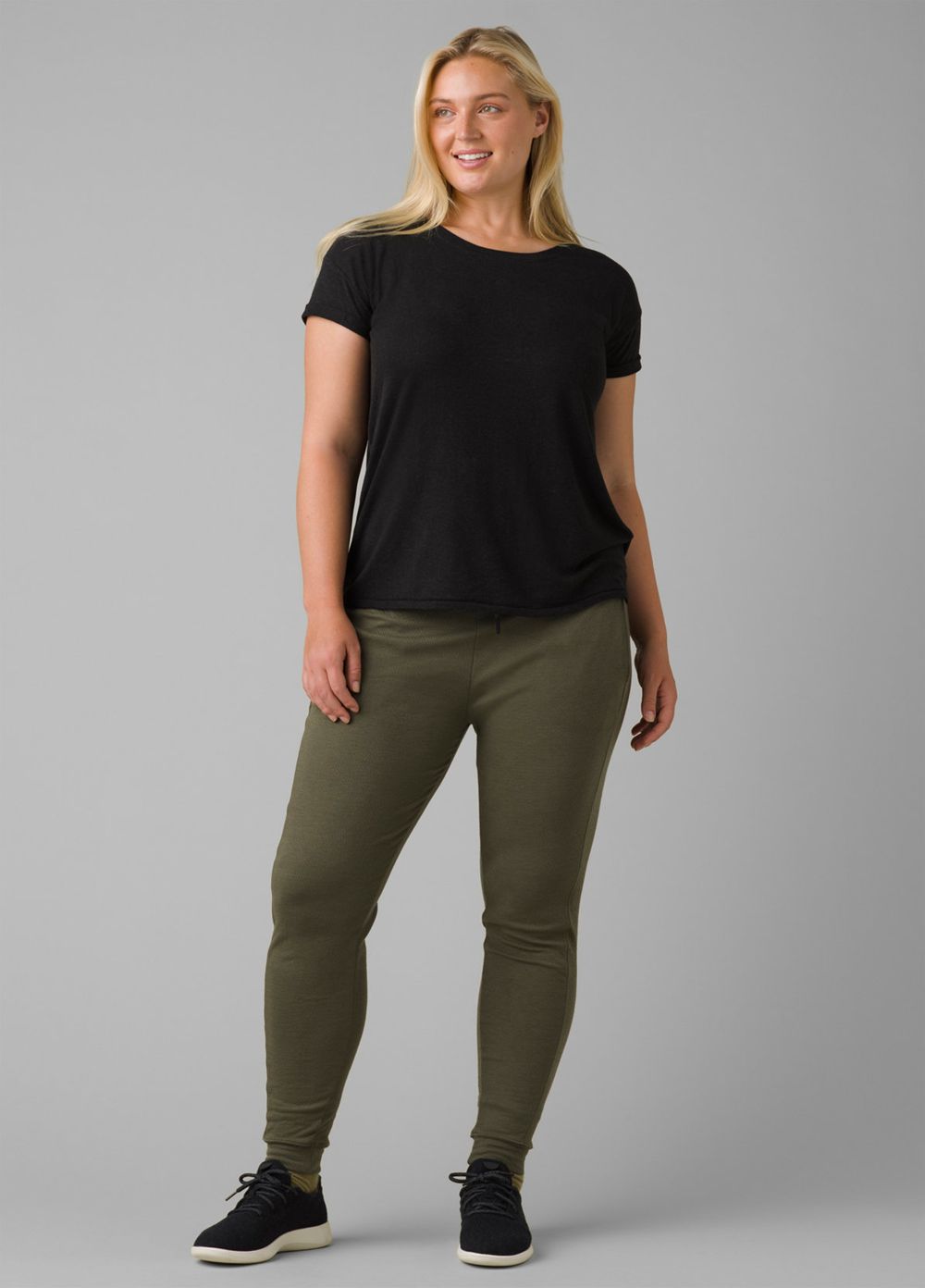 Olive Women's PrAna Sunrise Jogger Pants | FTUYHE936