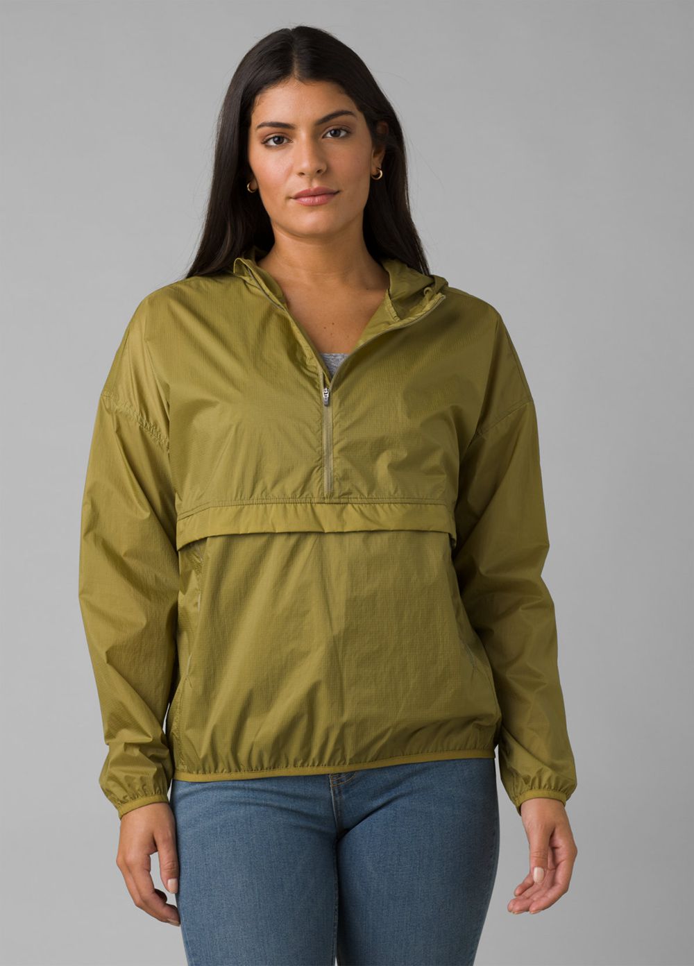 Olive Women\'s PrAna Whistler Anorak Jackets | WVRNLF690