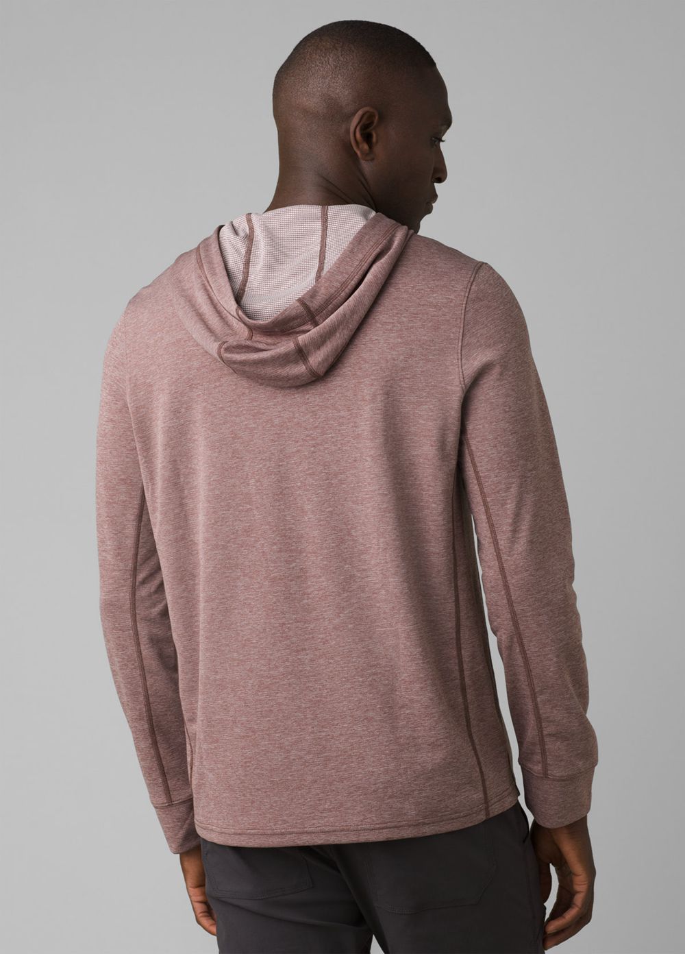 Pink Men's PrAna Sol Defender Hoodie | TLAQEU529