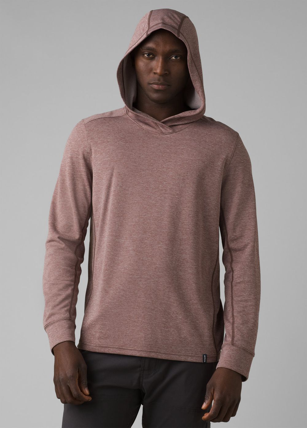 Pink Men's PrAna Sol Defender Hoodie | TLAQEU529