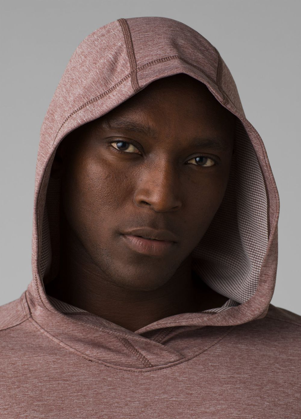 Pink Men's PrAna Sol Defender Hoodie | TLAQEU529