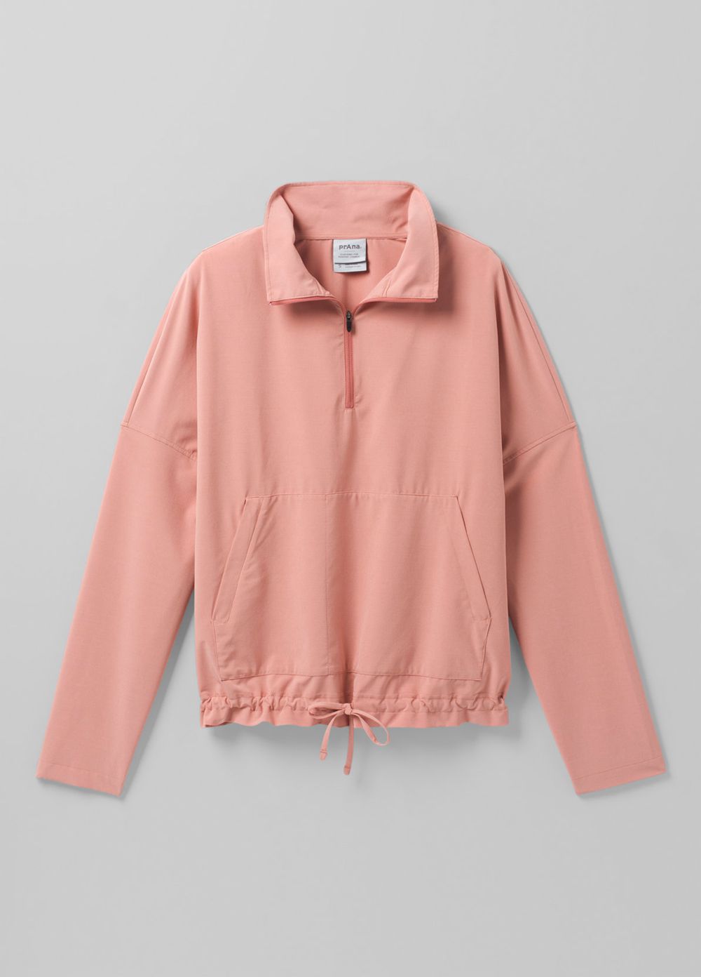 Pink Women's PrAna Railay Pullover Shirts | OZIBKY784