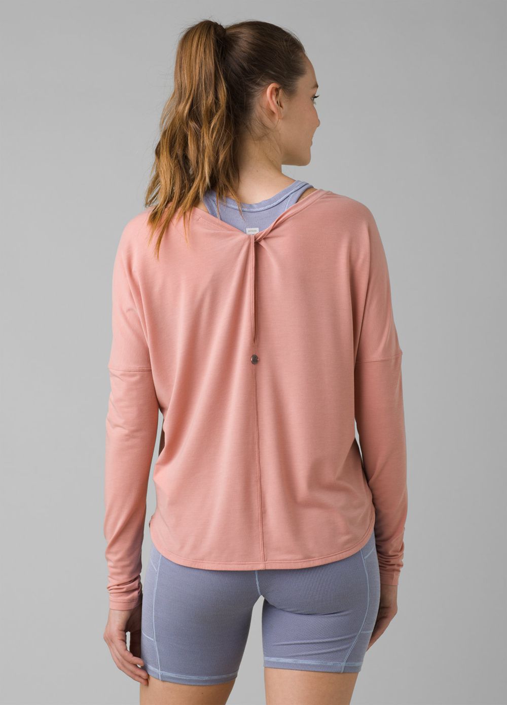 Pink Women's PrAna Rogue Long Sleeve T-Shirts | VZDGHA425