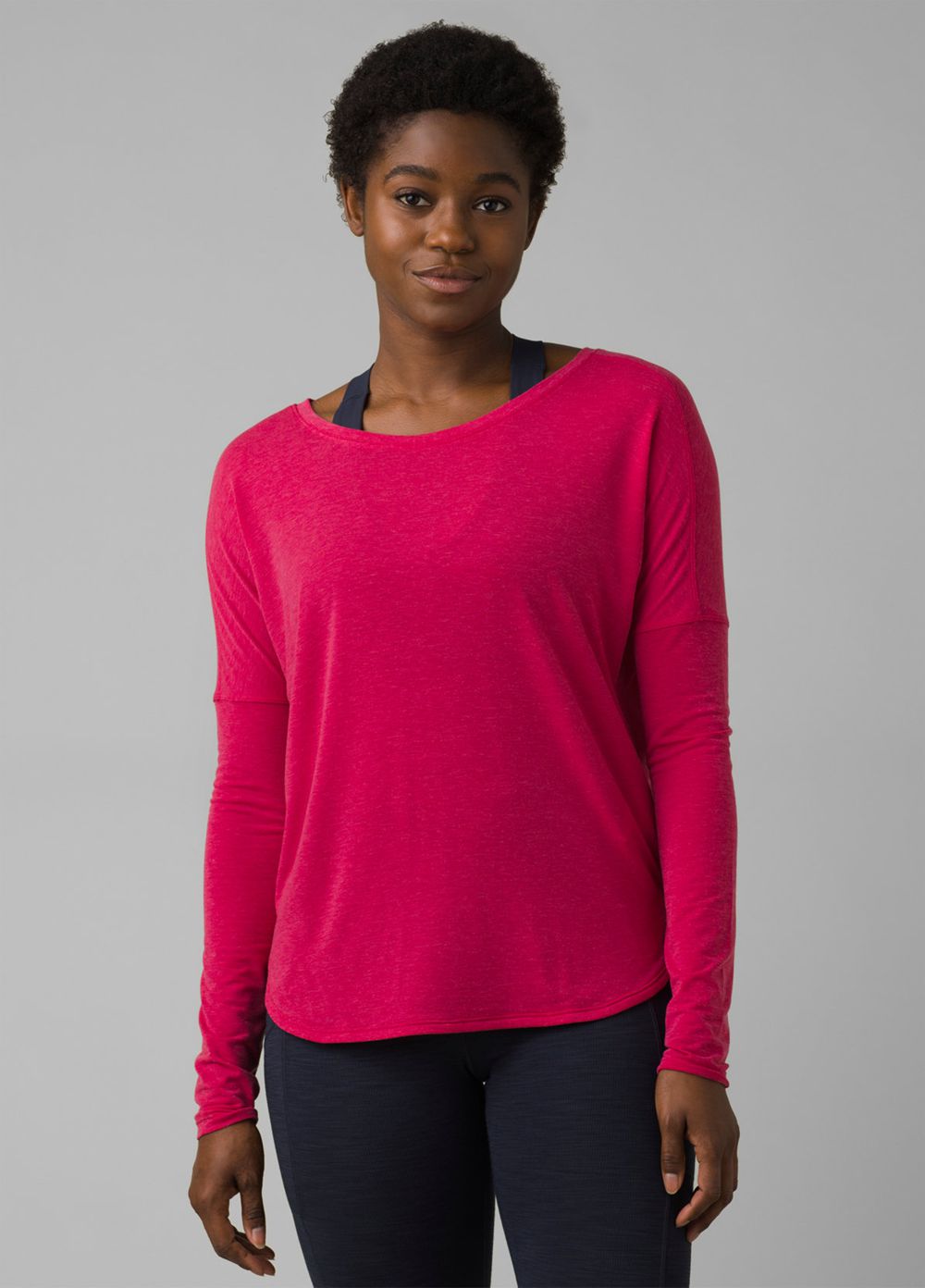 Red Women\'s PrAna Rogue Long Sleeve T-Shirts | HKMSYP962