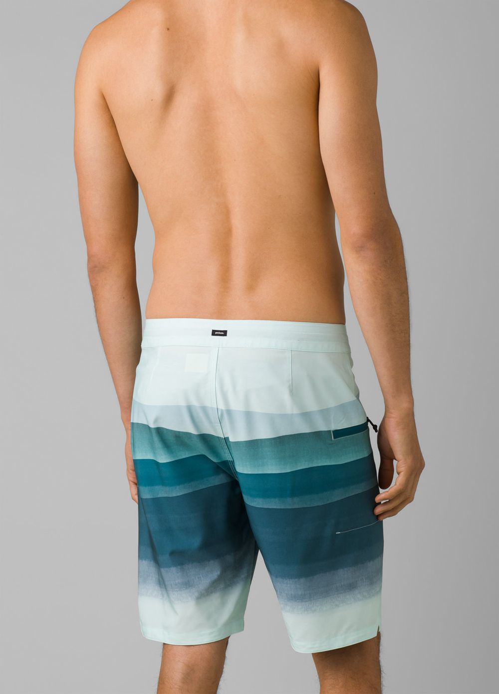 Turquoise Men's PrAna Fenton Boardshorts | GYWREI359