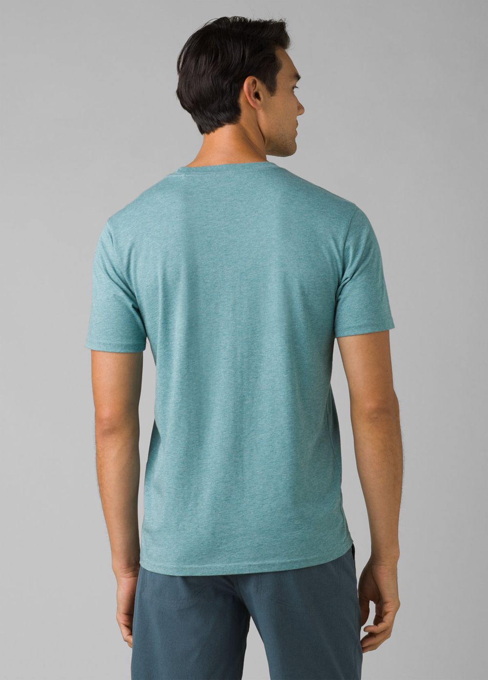 Turquoise Men's PrAna Wild Camp T-Shirts | TRWJQK597