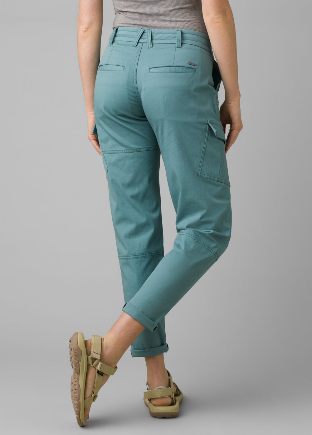 Turquoise Women's PrAna Elle Cargo Pants | GQNZLW673