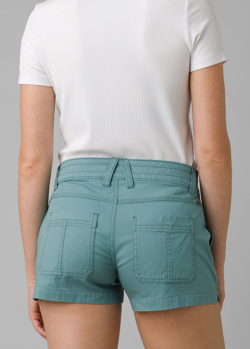 Turquoise Women's PrAna Elle Shorts | QZOAFK680