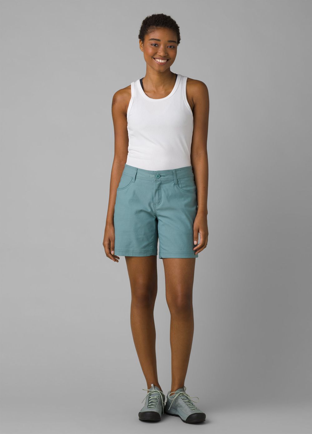 Turquoise Women's PrAna Halle II Shorts | YBUPSK903