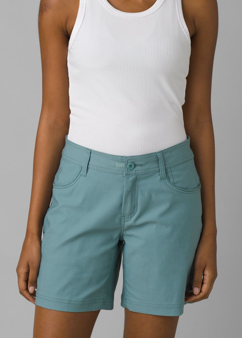 Turquoise Women's PrAna Halle II Shorts | YBUPSK903