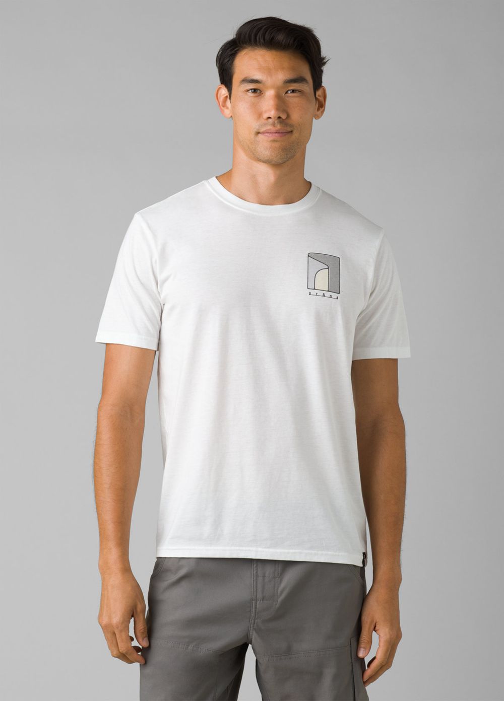 White Men\'s PrAna Torreys Peak T-Shirts | OHRDGC504