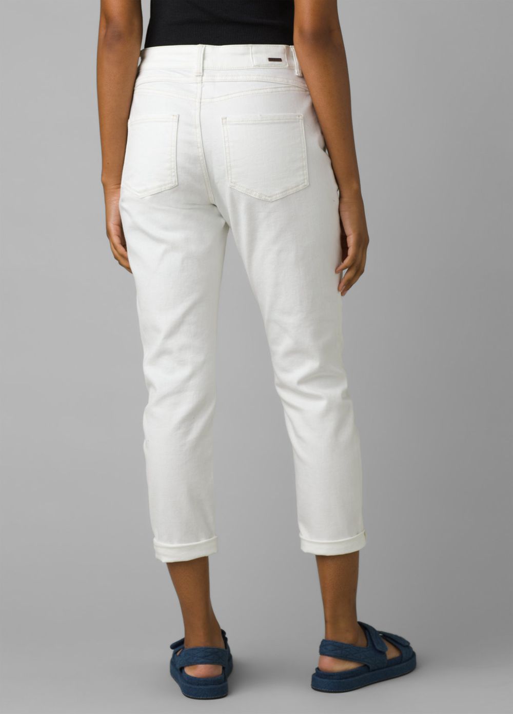 White Women's PrAna Buxton Jeans | CFZDGL563