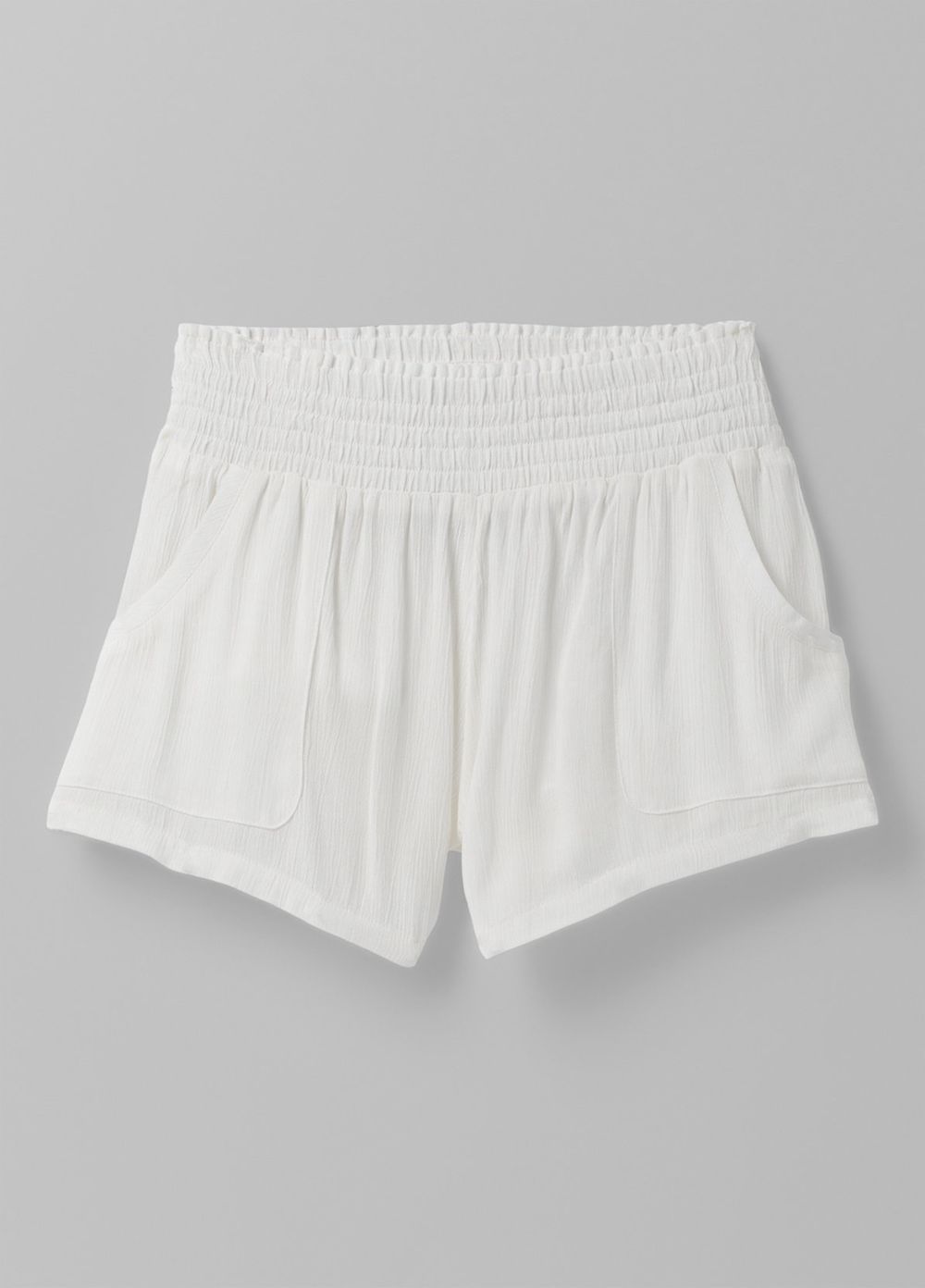 White Women's PrAna Fernie Shorts | ORWCAH501