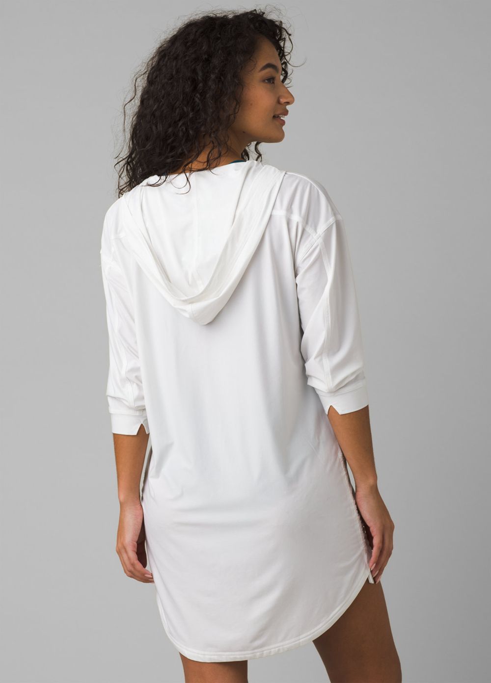 White Women's PrAna Mantra Bay Tunic Shirts | GMQENW862