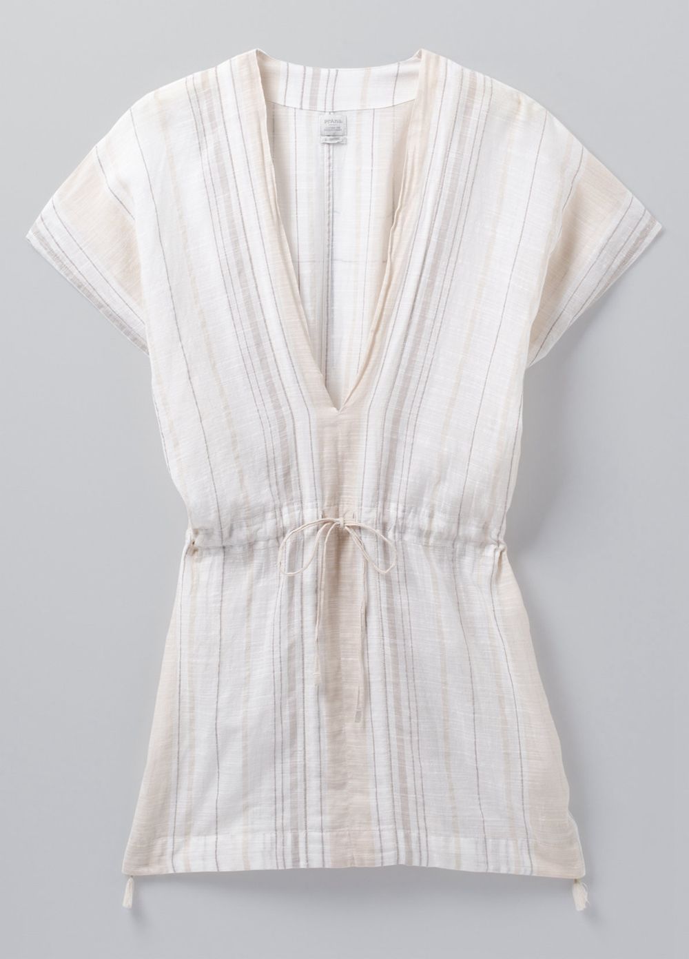 White Women's PrAna Marina Bay Tunic Shirts | VIWMYS094