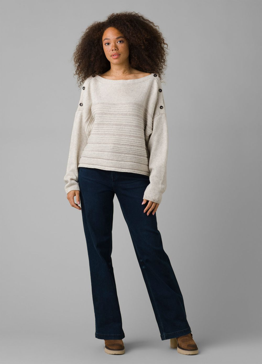 White Women's PrAna Phono Sweaters | JZIEPT639