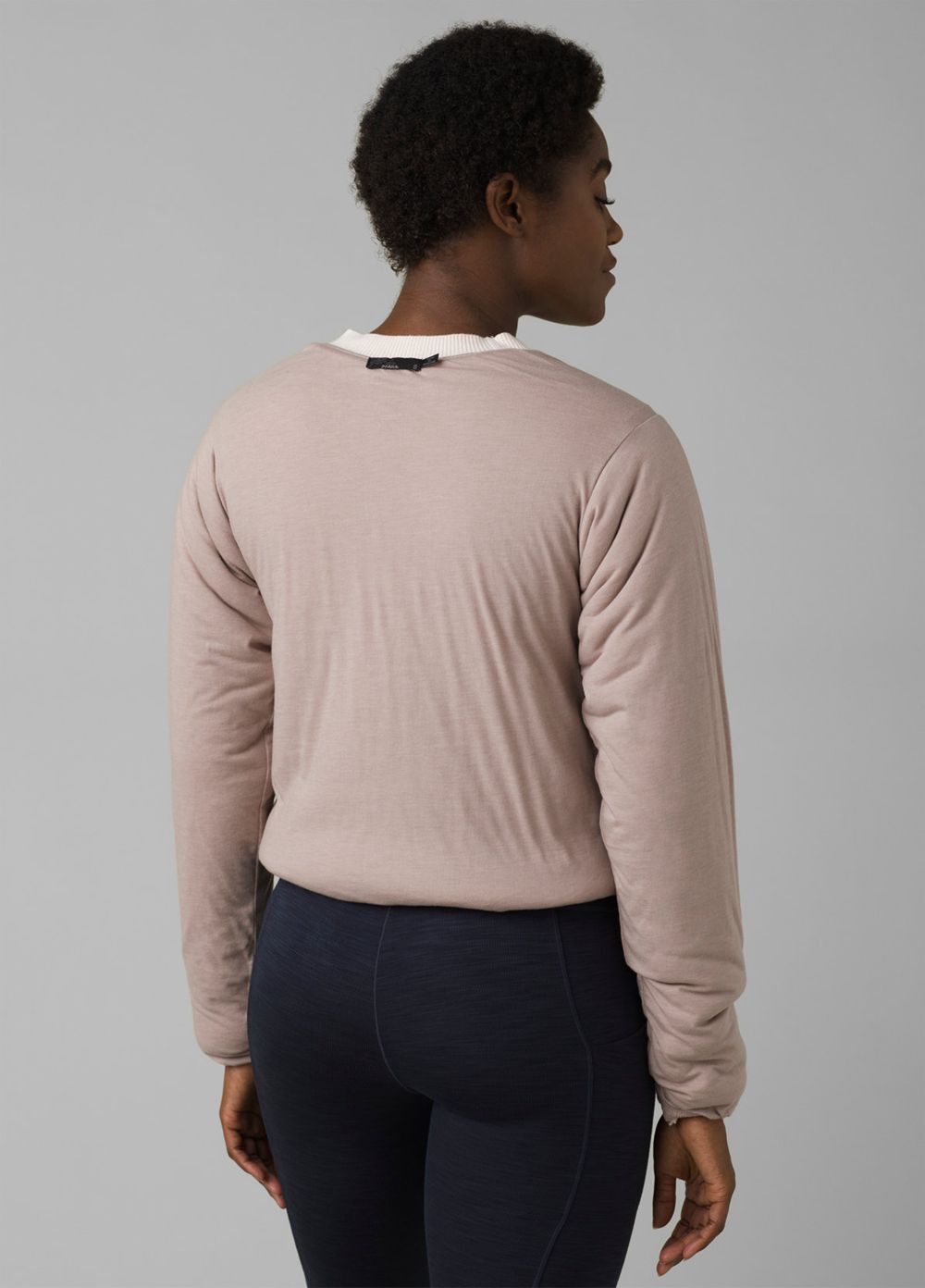 White Women's PrAna Polar Escape Sweatshirt | IZYEKU273