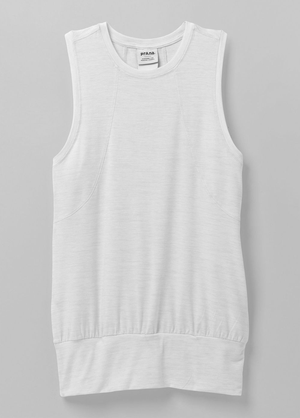 White Women's PrAna Sol Protect Tank Top | JEDTZQ890