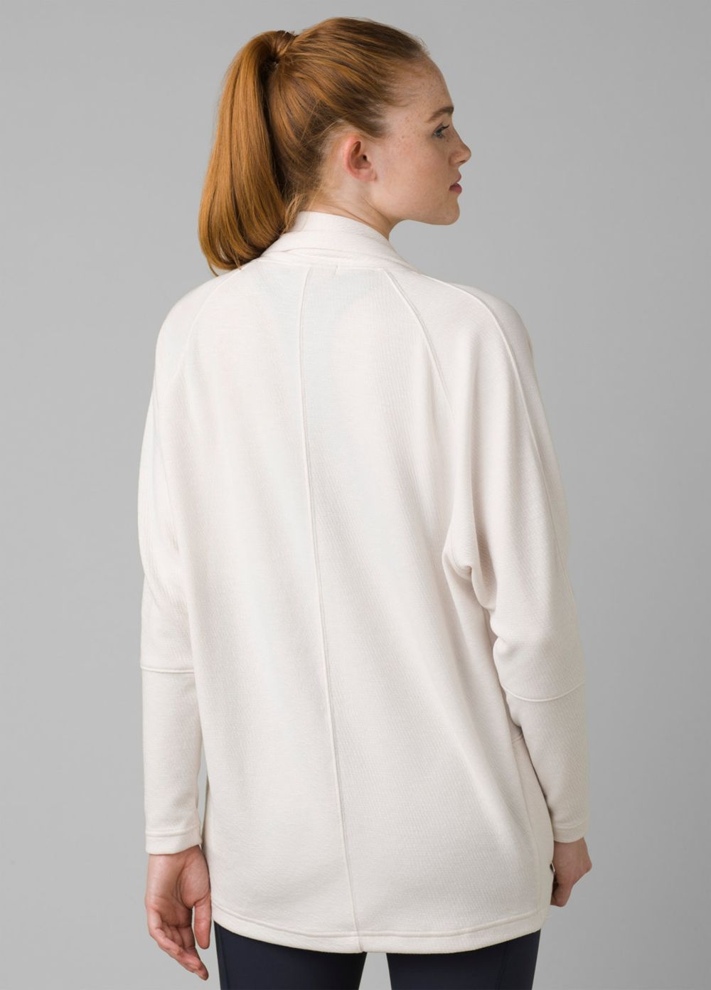 White Women's PrAna Sunrise Wrap Sweaters | YMHLXW316