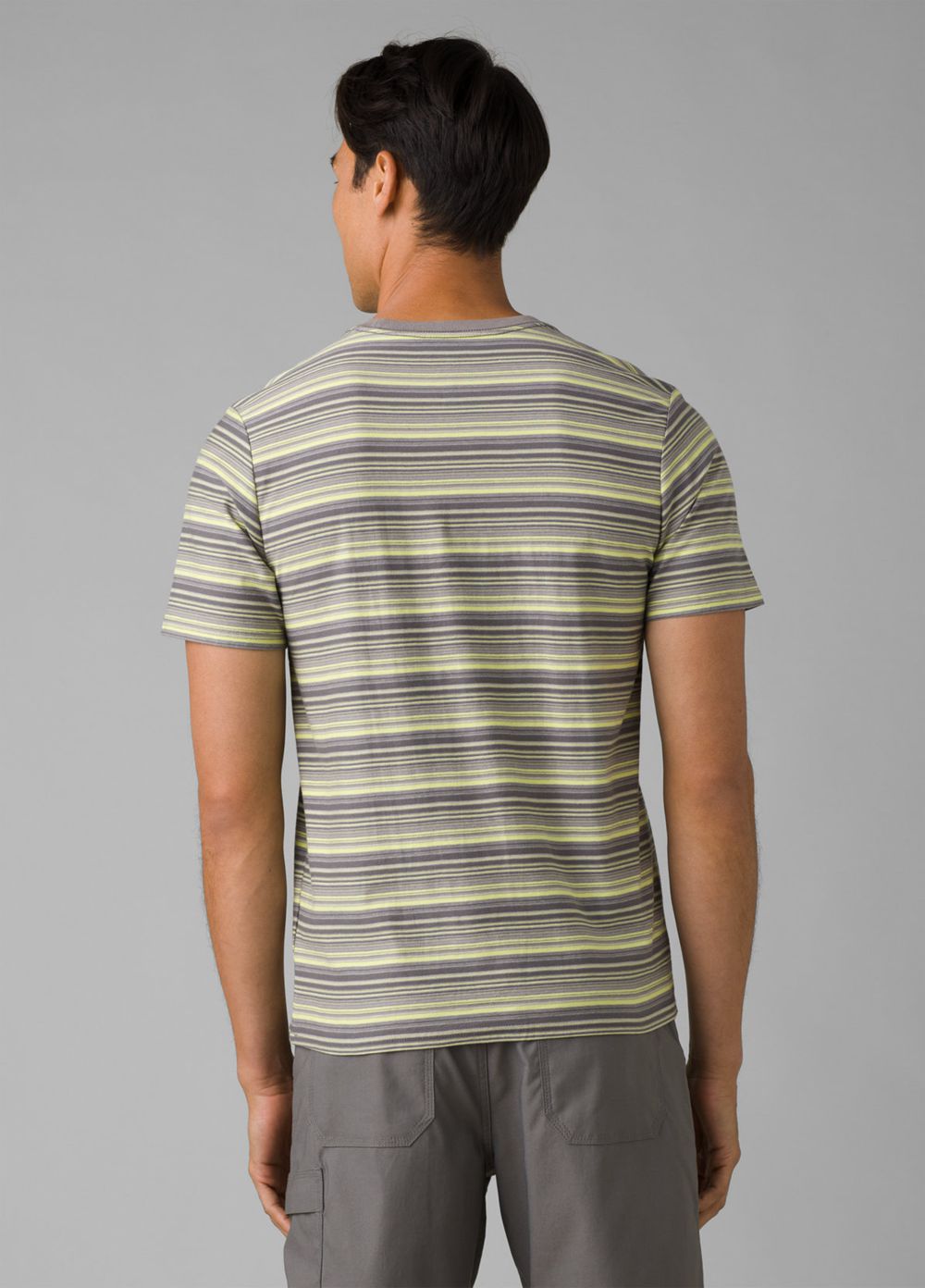 Yellow Men's PrAna Cooper Point Crew T-Shirts | NGWKZQ295