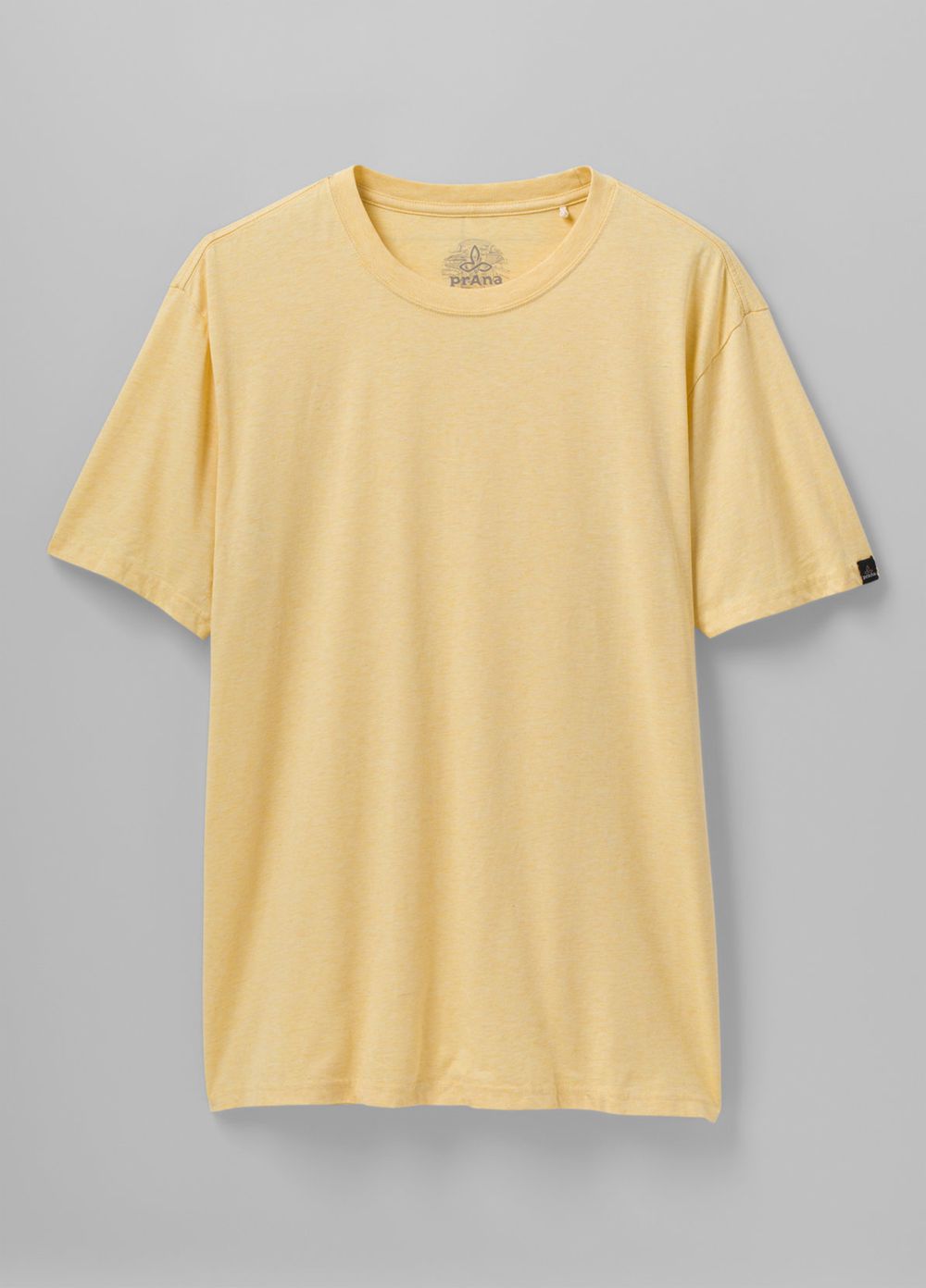 Yellow Men's PrAna Crew T-Shirts | BOQZPH289