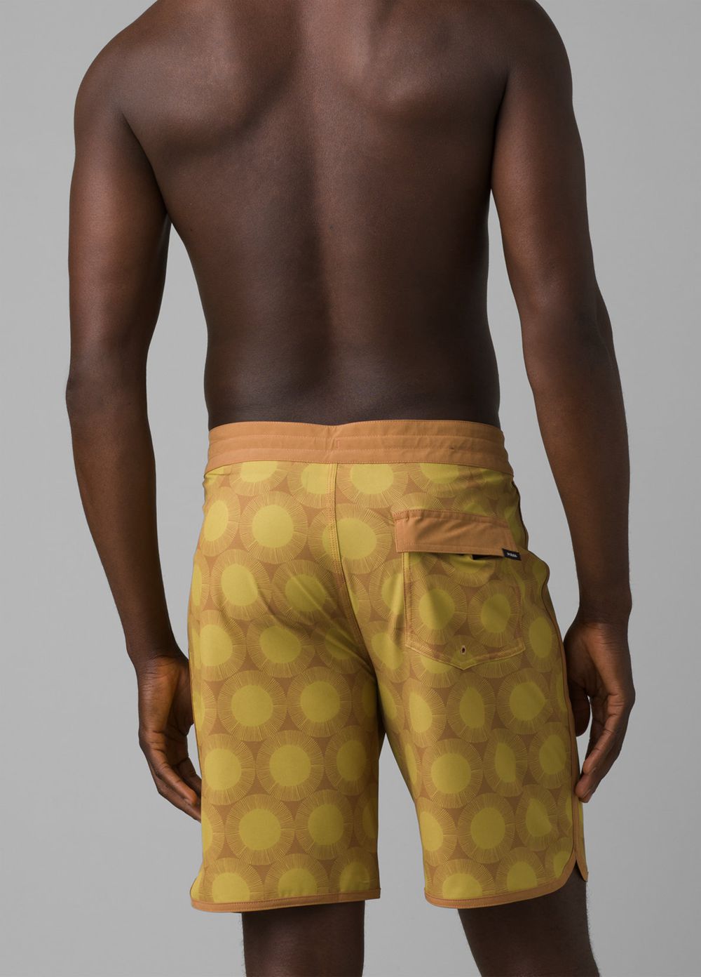 Yellow Men's PrAna Roots Studio Boardshorts | IBLWJN031