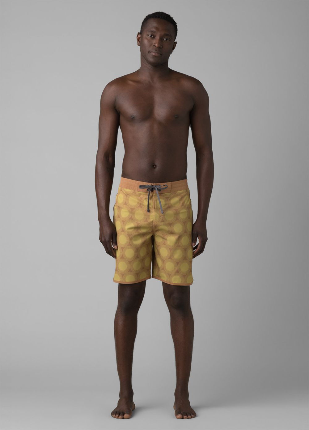 Yellow Men's PrAna Roots Studio Boardshorts | IBLWJN031