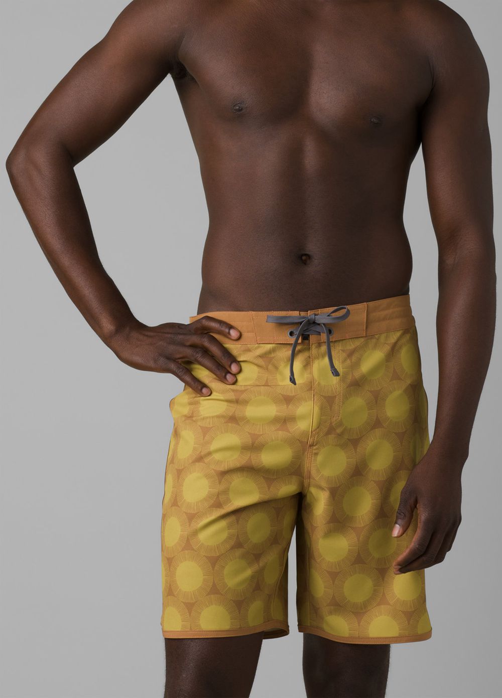 Yellow Men\'s PrAna Roots Studio Boardshorts | IBLWJN031