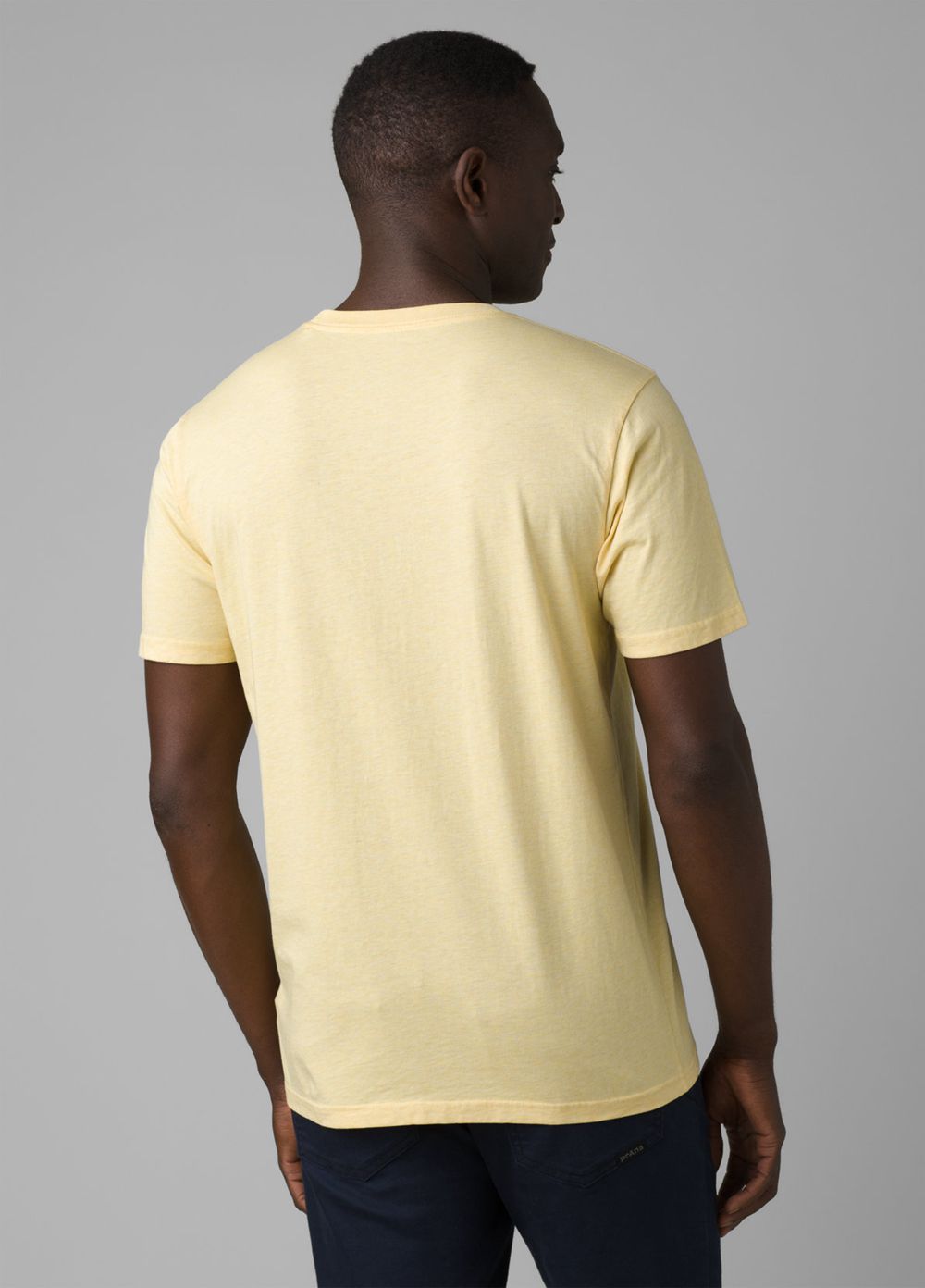 Yellow Men's PrAna Wise Ass Journeyman T-Shirts | AGRBUI794