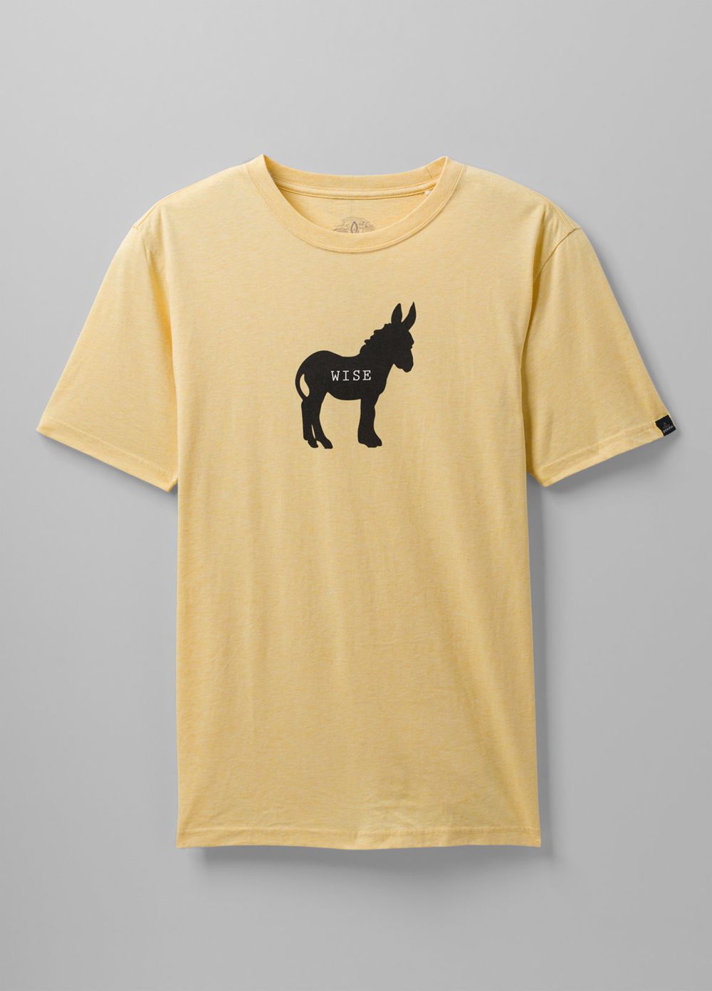 Yellow Men's PrAna Wise Ass Journeyman T-Shirts | AGRBUI794