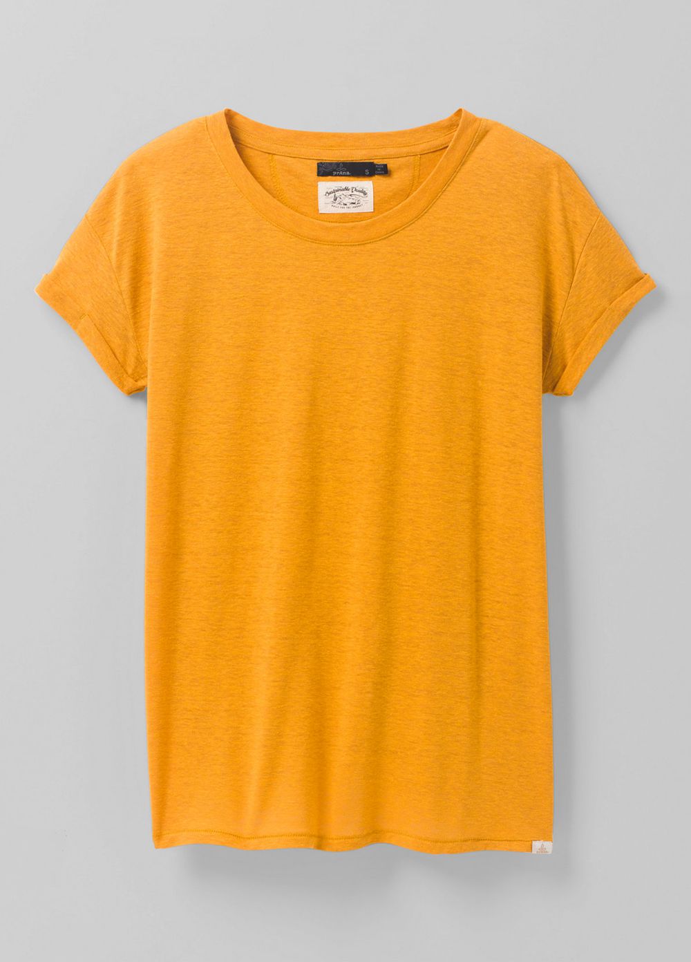 Yellow Women's PrAna Cozy Up T-Shirts | RGWNSF045