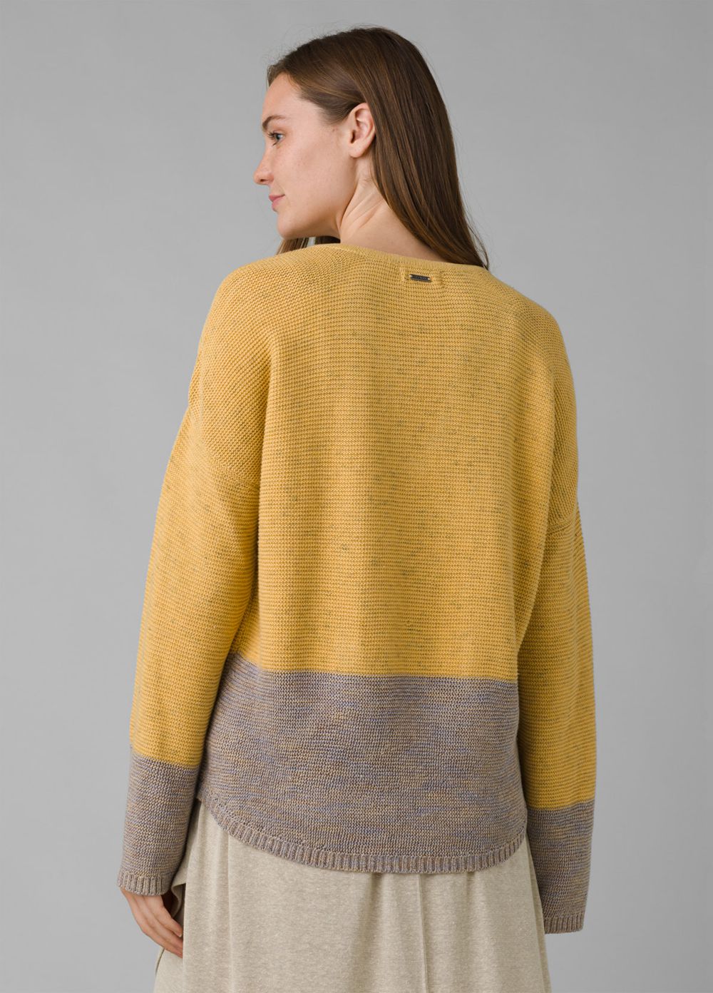 Yellow Women's PrAna Crystal Beach Sweaters | ZFJDBQ427