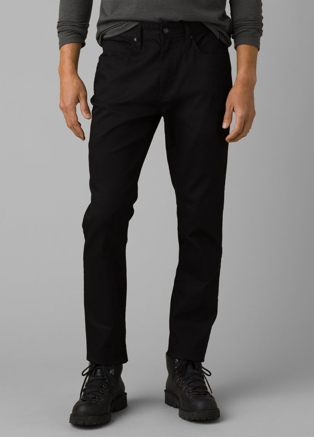 Black Men's PrAna Bridger Slim Tapered Jeans | XRKDMY468