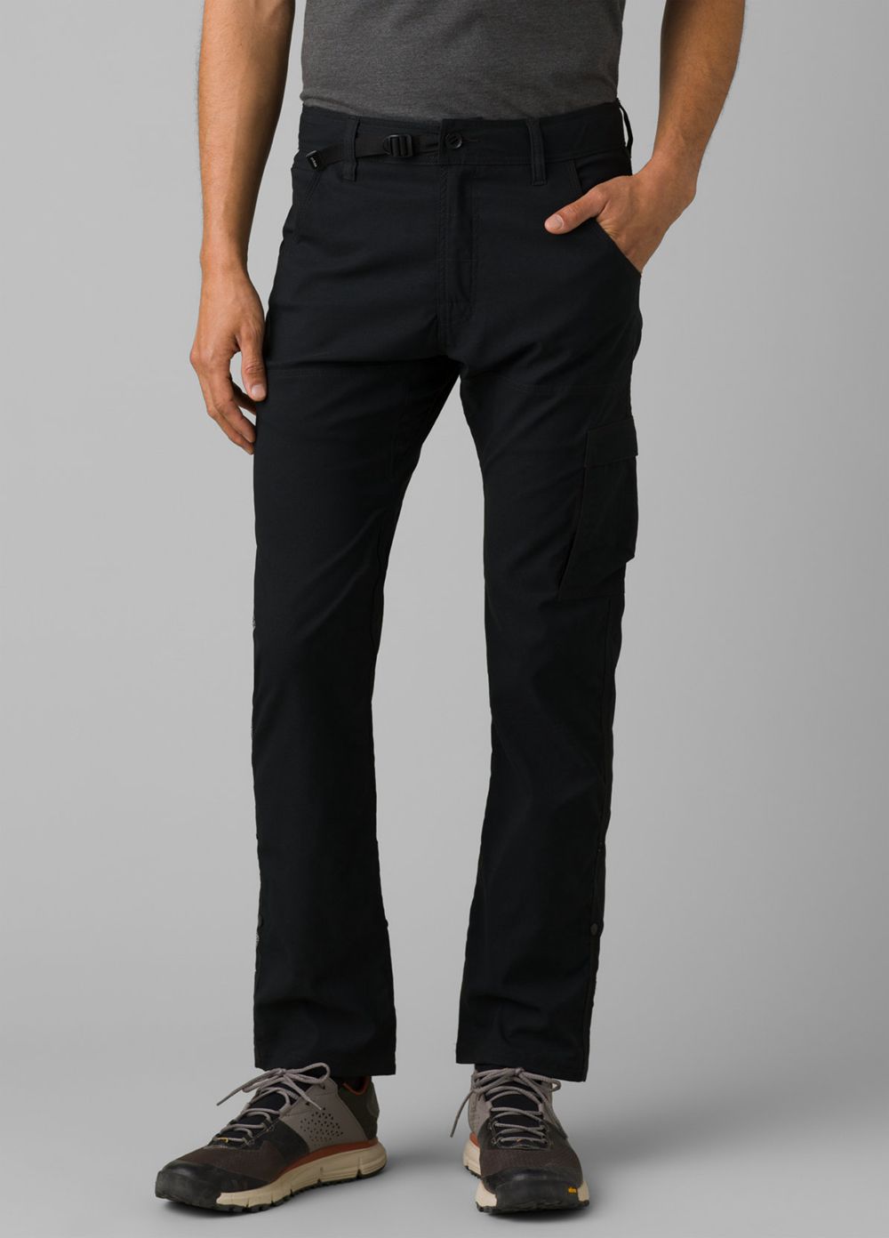 Black Men's PrAna Stretch Zion Slim II Pants | WFACIG984