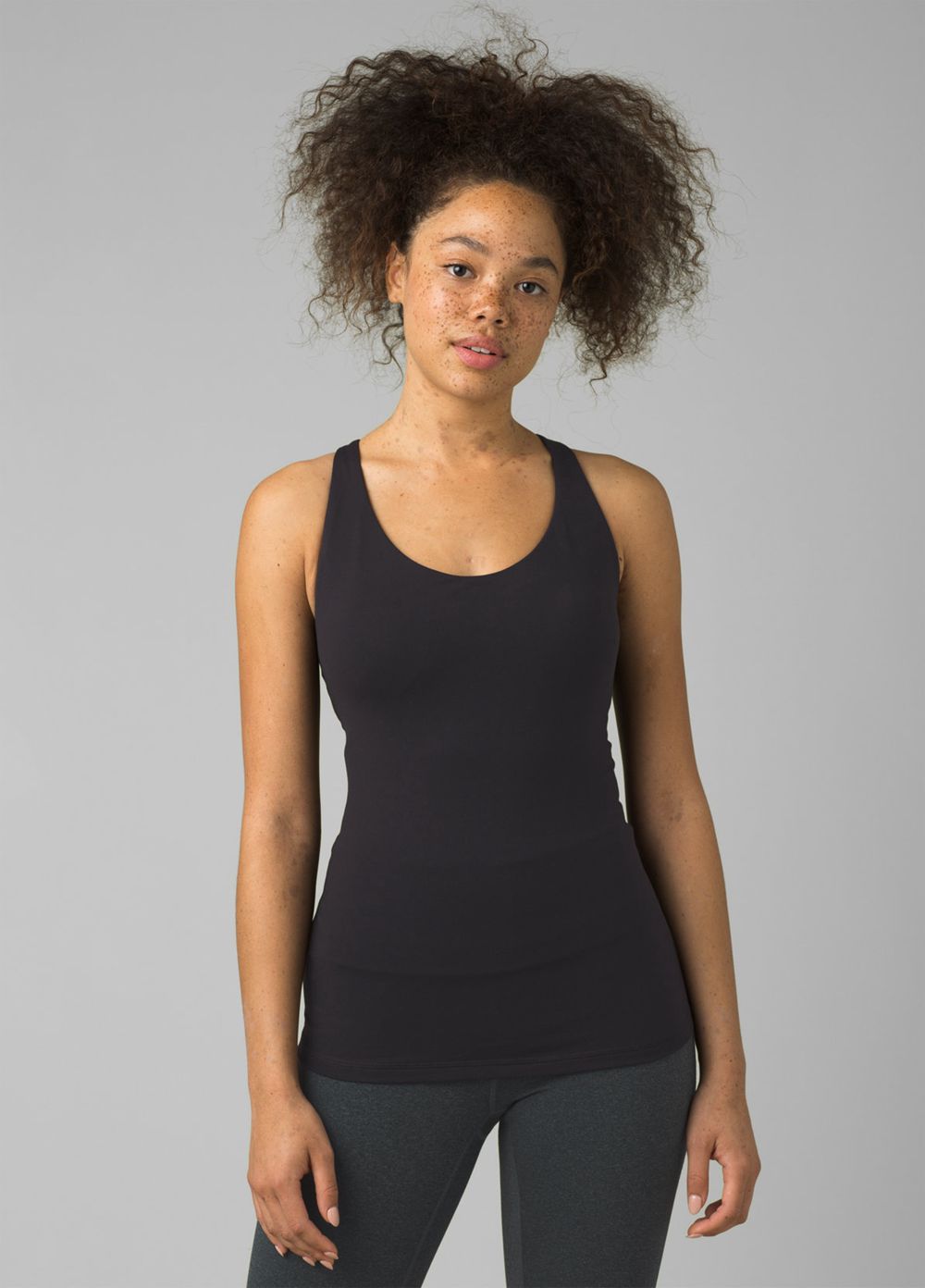 Black Women's PrAna Everyday Tank Top | CBKWES186