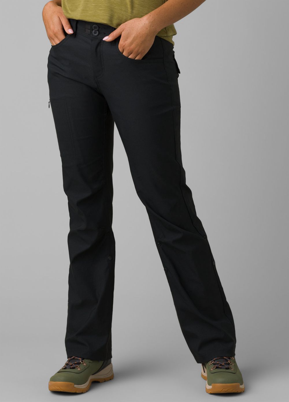 Black Women's PrAna Halle II Pants | AZVNPG937