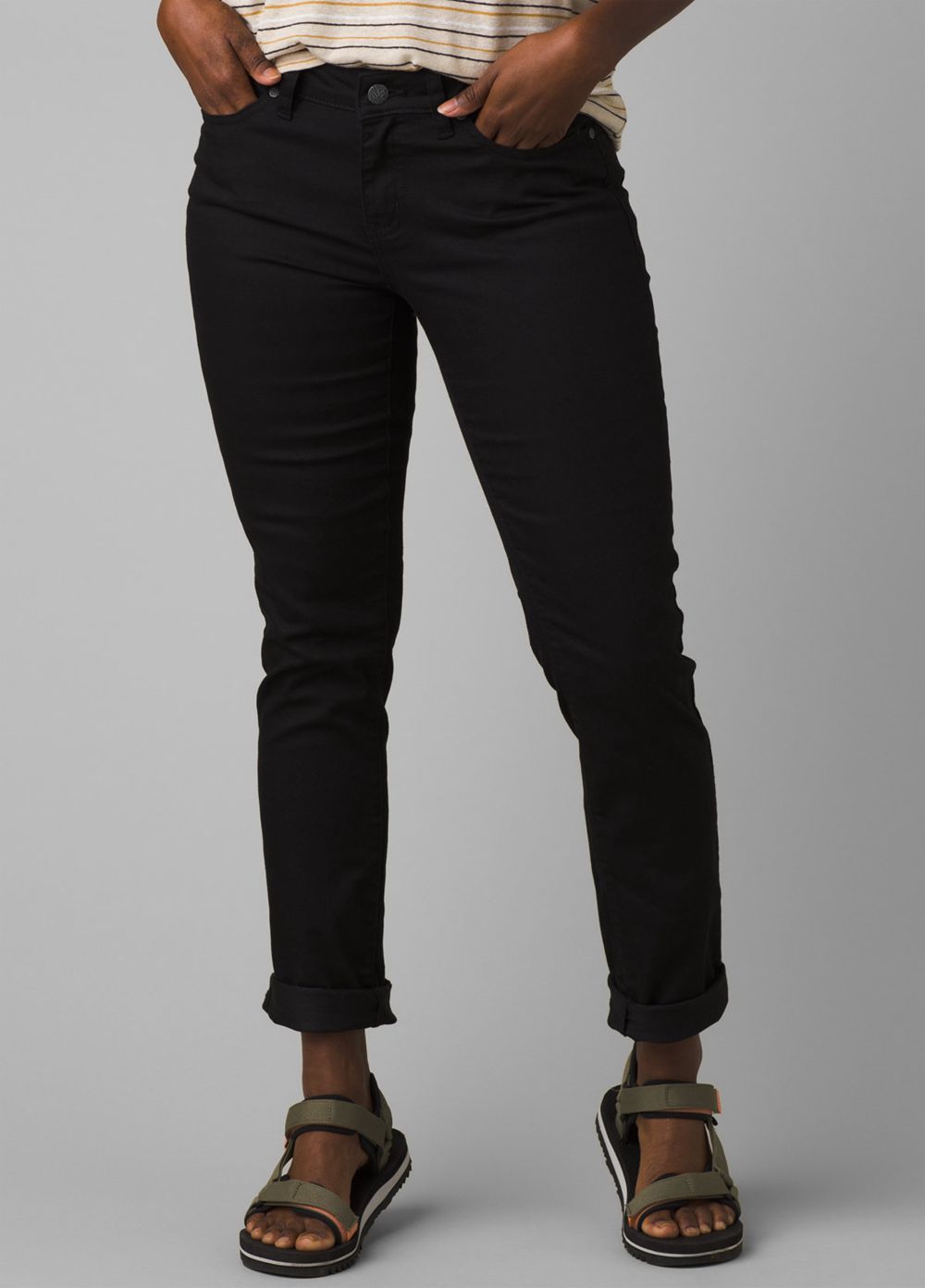 Black Women's PrAna Kayla Jeans | NRFPQB051