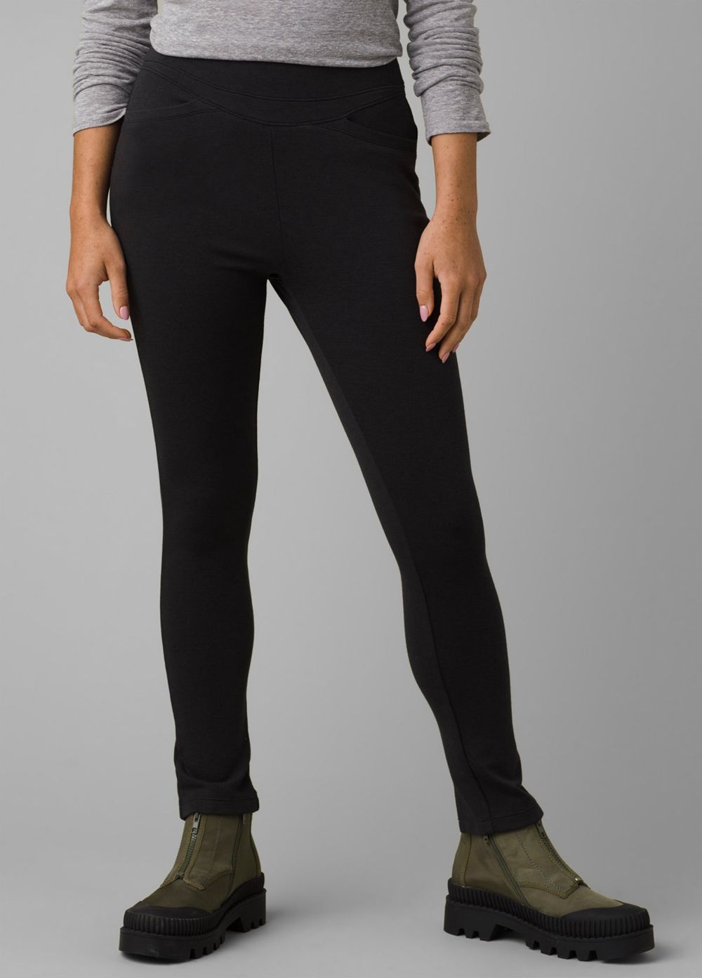 Black Women's PrAna Monte Baldo Leggings | JSWXGI845