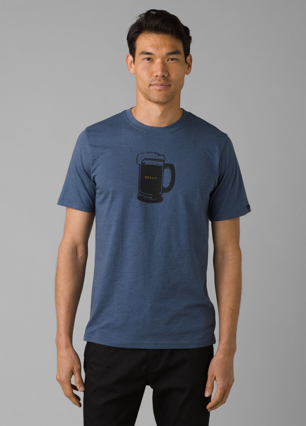 Blue Men's PrAna Beer Belly Journeyman T-Shirts | SJLRDG106