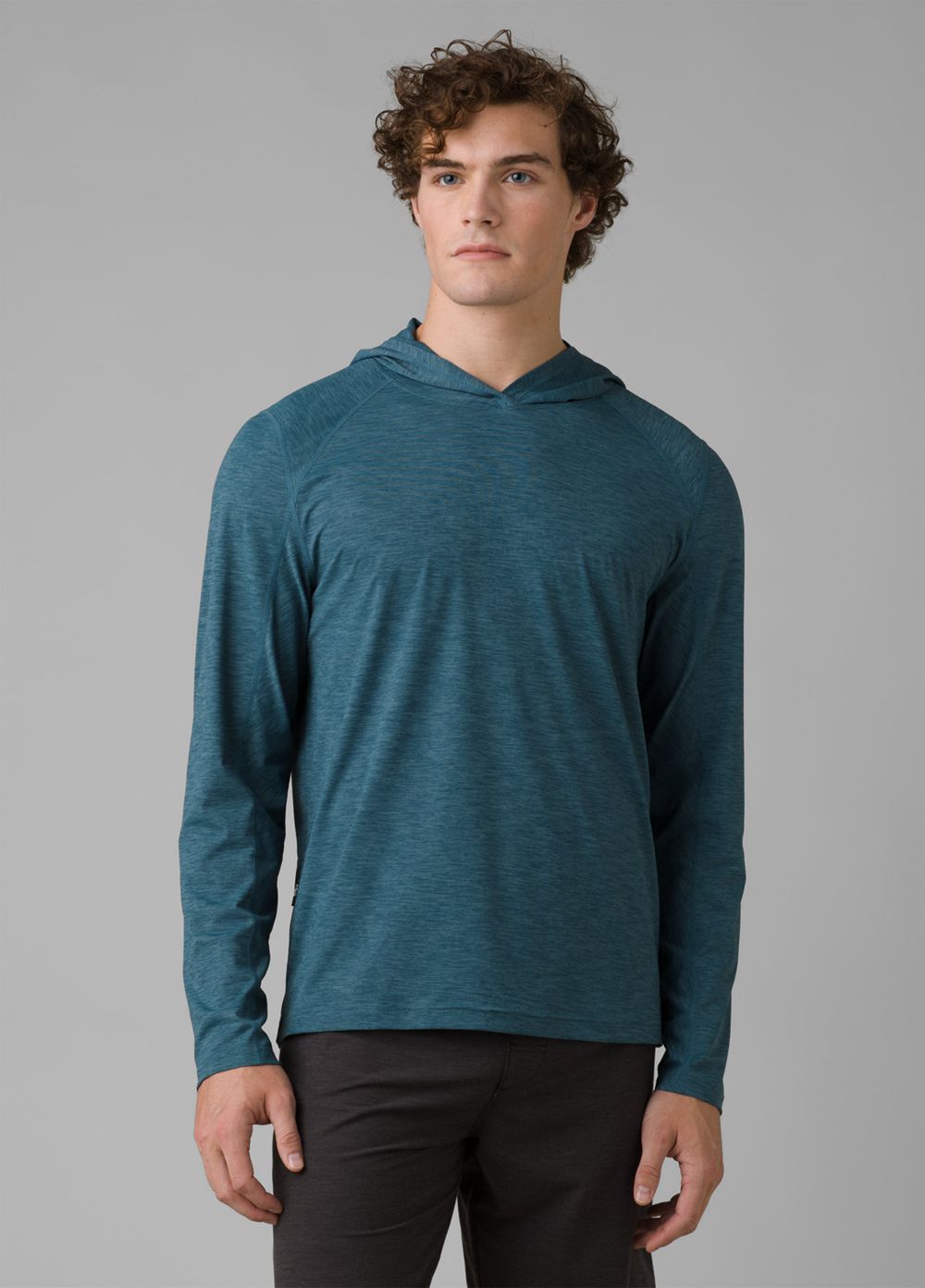 Blue Men's PrAna Calder Hoodie | WYZSAQ179