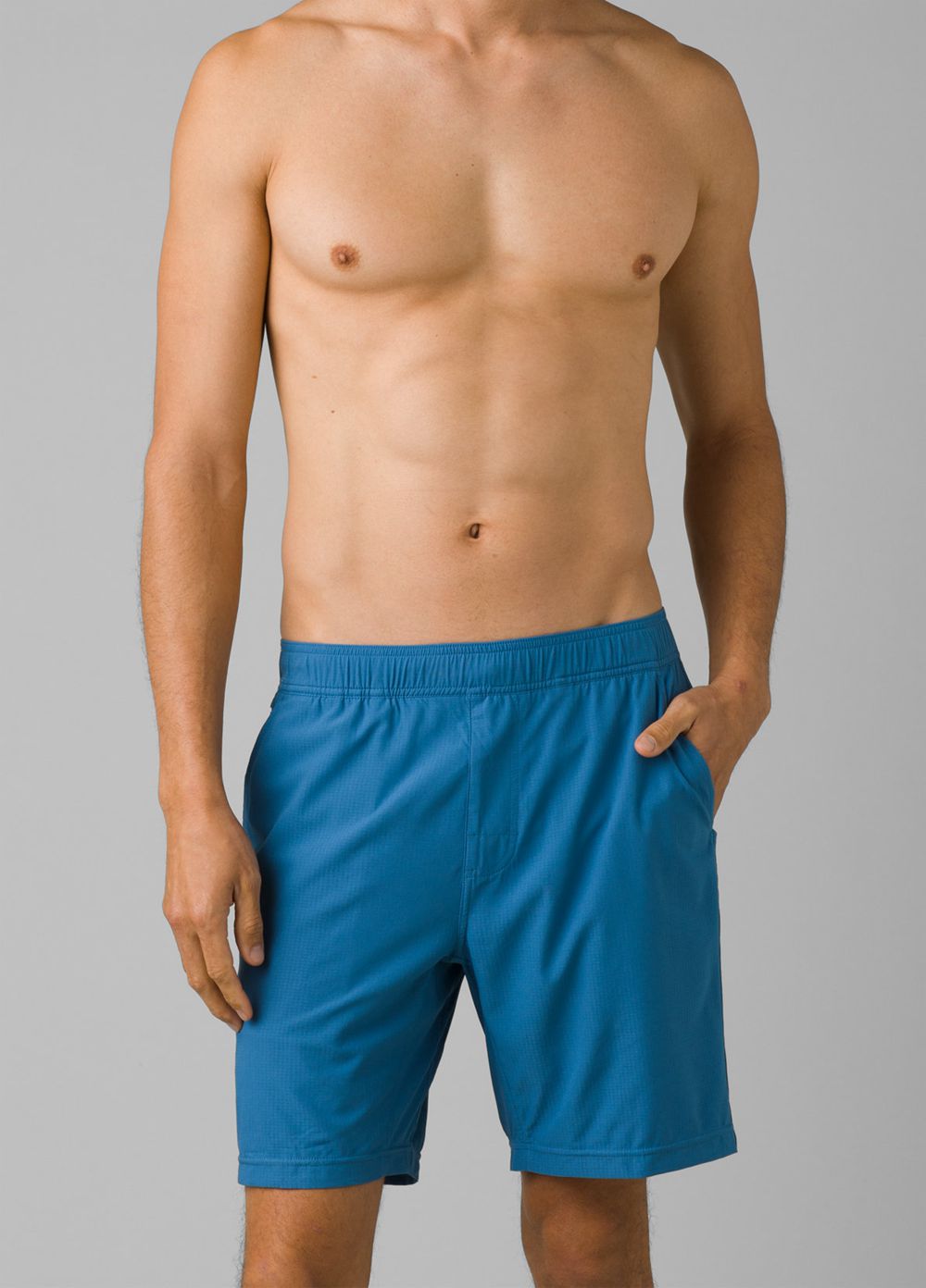 Blue Men's PrAna Heiro Lined Shorts | HMEWIY597