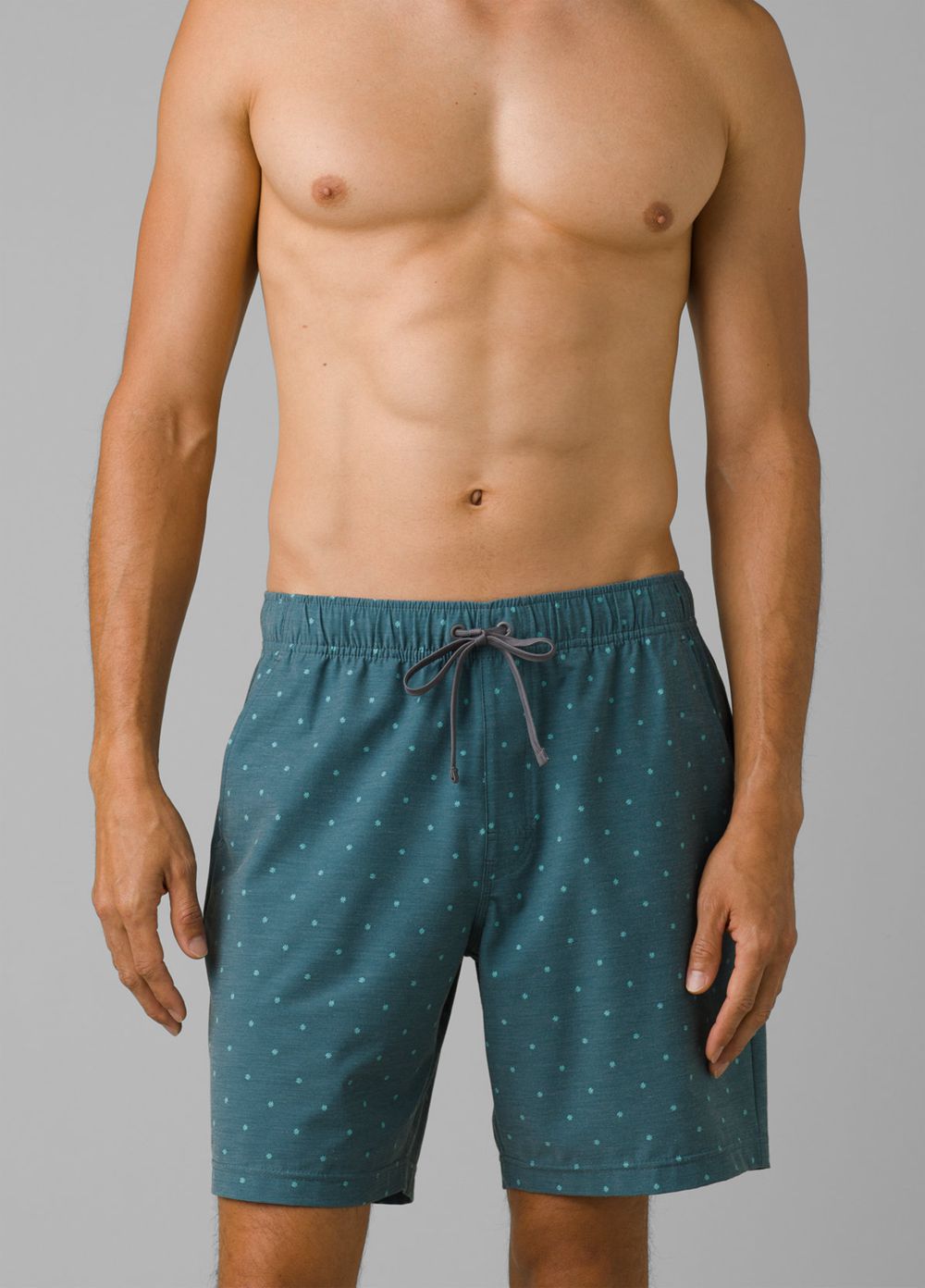 Blue Men's PrAna Metric E-Waist Boardshorts | YWJGHQ289