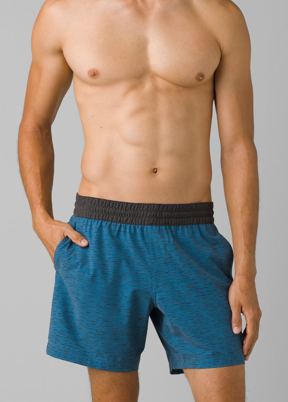 Blue Men's PrAna Slope Shorts | YKNTRQ239