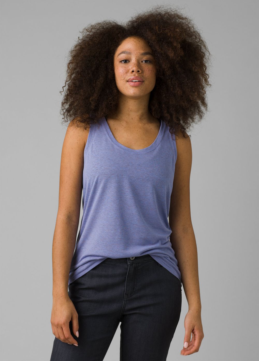 Blue Women's PrAna Cozy Up Tank Top | WMBEAI381