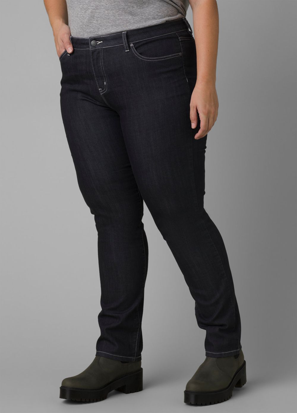 Blue Women's PrAna Kayla Plus Jeans | JEXPQM409