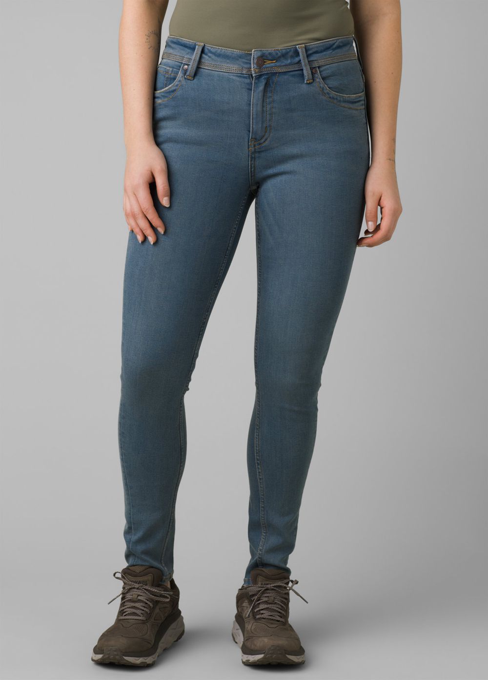 Blue Women's PrAna Soma Jeans | ZKCAEV213