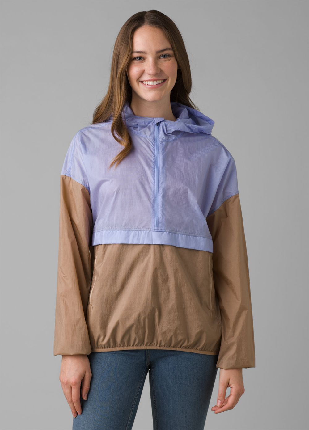 Blue Women's PrAna Whistler Anorak Jackets | EVUXKG895